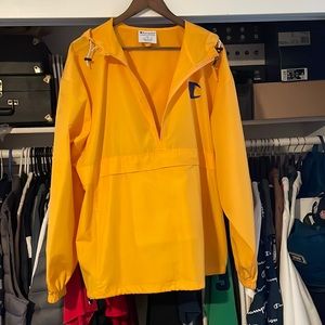Yellow champion windbreaker